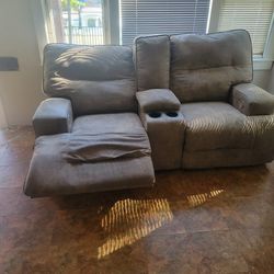 Double Sofa Recliner  For Free