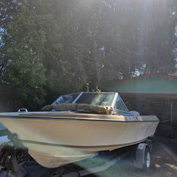 1972 Boat And Trailer
