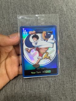 Bandai Namco One Piece Monkey D. Luffy DON!! Your Turn +1000 P-001 Holo