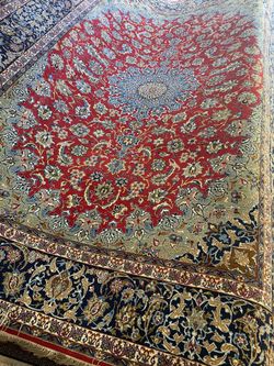 Genuine Persian Silk Rug 7x10 