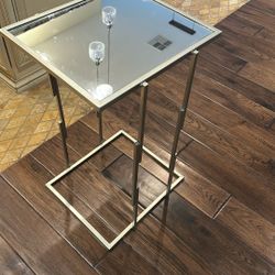 Mirrored Side Table
