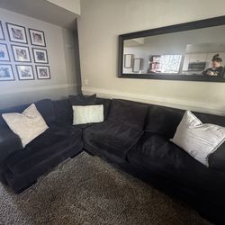 Navy Blue Sectional Couch