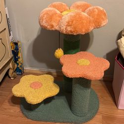 Cat Flower Scratch Post 