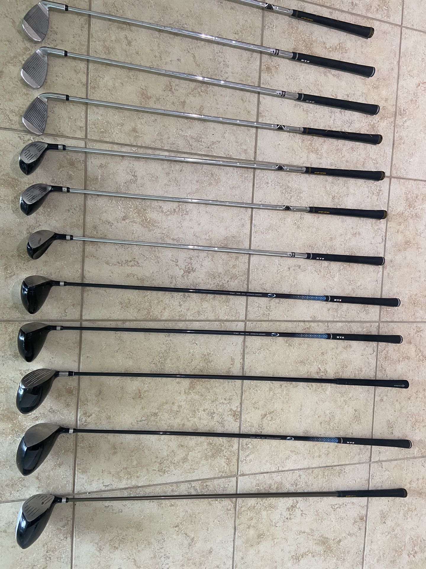 Left Handed golf Club Set With Stand Bag 
