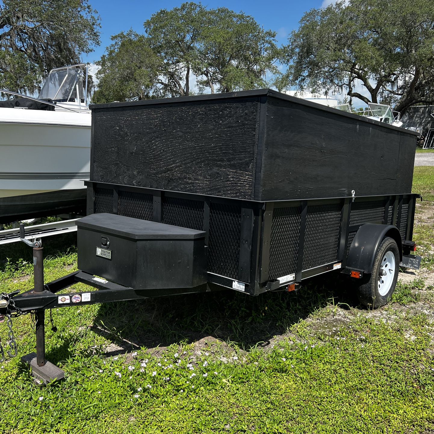 6x10 Carry-On Trailer, 3k GVW Capacity, High Sides, Locked Storage FIRM ON PRICE