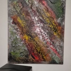 Original Abstract Painting – Lacefire