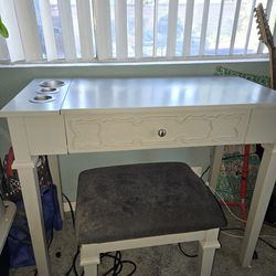 Vanity Table With Bench