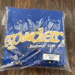 Blue Sp5der Hoodie