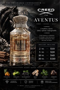 Creed Aventus Fragrance Decant