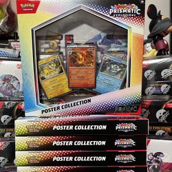 Pokemon Prismatic Evolutions Poster Collection 