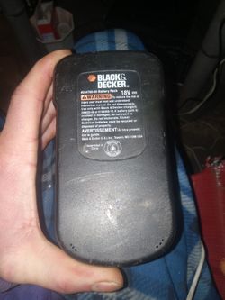 18 Volts Regargable  Black And Decker Battery 