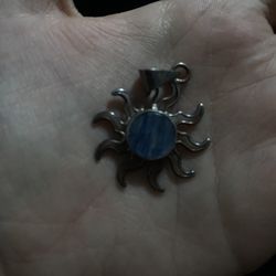Sun Stone Necklace Charm 
