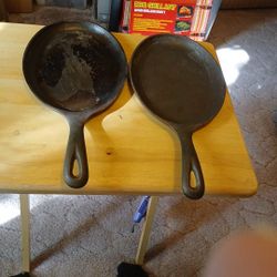 2 Cast Iron Skillets Made In USA