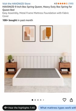 HAVONIZD 9 Inch Box Spring Queen