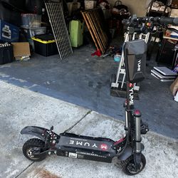 YUME Electric Scooter - Heavy Duty, Dual Suspension, Off-Road Tires, paid $1900