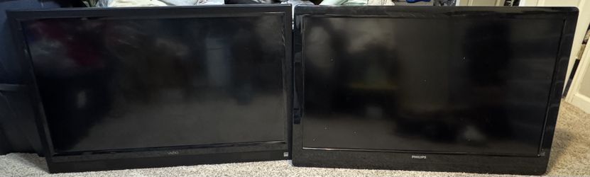 Phillips and Vizio tvs