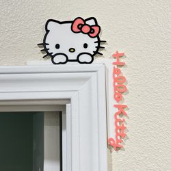 Hello Kitty Door Decoration Sign