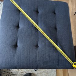 Large ottoman with storage. It's a Thomasville