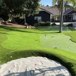 Artificial turf installation