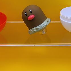 Vintage Pokémon Diglett Spinning Top Toy 1999 Burger King Kids Meal Collectible Pokémon With Pokeball Keychain