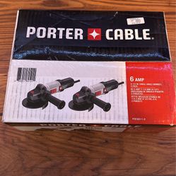Porter Cable 6 Amp 4-1/2 In Small Angle Grinder. (2-pack)