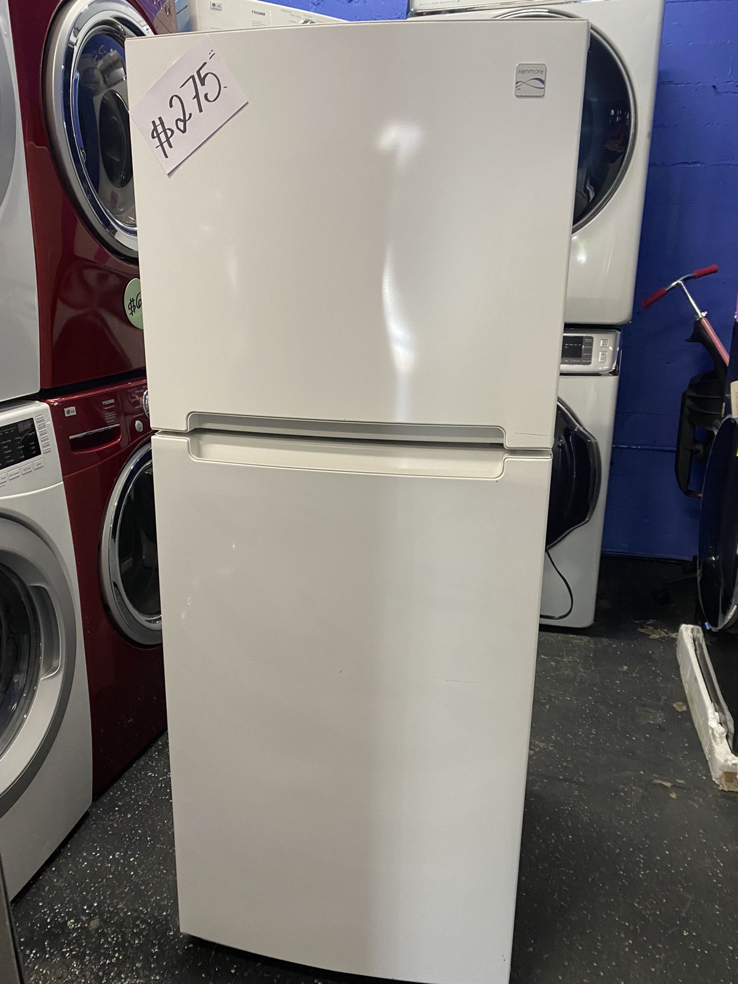 ? BEAUTIFUL REFRIGERATOR TOP AND BOTTOM WHITE KENMORE 
