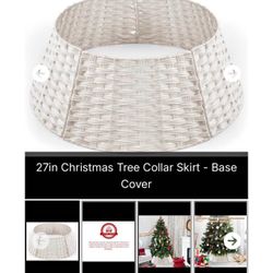 Christmas Tree Collar 27” New In Box 