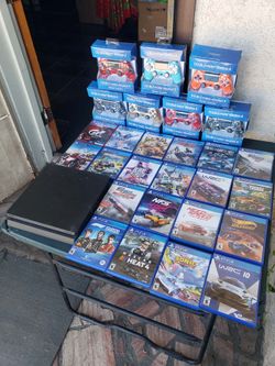 2018 Playstation 4 PS4 Slim 1TB 1000GB & 1 Sealed Control $150! $120! The 500GB. $20! Per Game. $10! Old sport game. $30! Better Games. $40! Extra con