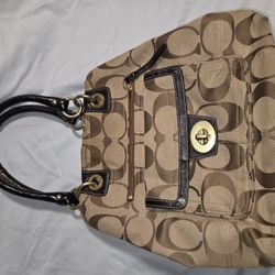 Coach Hampton Turnlock Purse or Shoulder Bag