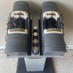 PowerBlock Sport 9.0 With ALL Expansion Kits (5 - 130 Lbs Per Dumbbell) and PowerBlock Stand