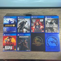 Eight PS4 games