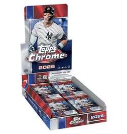 2026 Topps chrome baseball hobby box