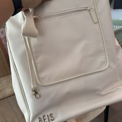 BEIS BAG - The North To South Tote  in Beige