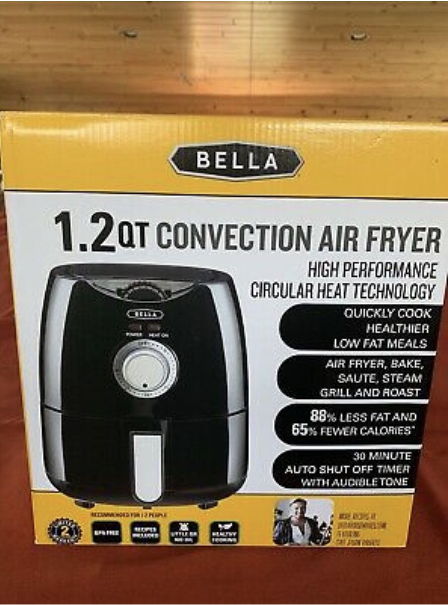 Bella air fryer - condition new in box