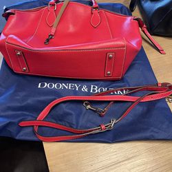 Red Rooney And Bourke Handbag Practically New!! 