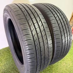 V316  235 55 19 101V  Toyo  A39  Open Country  2 Used Tires  90% Life 