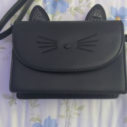 Black cat purse