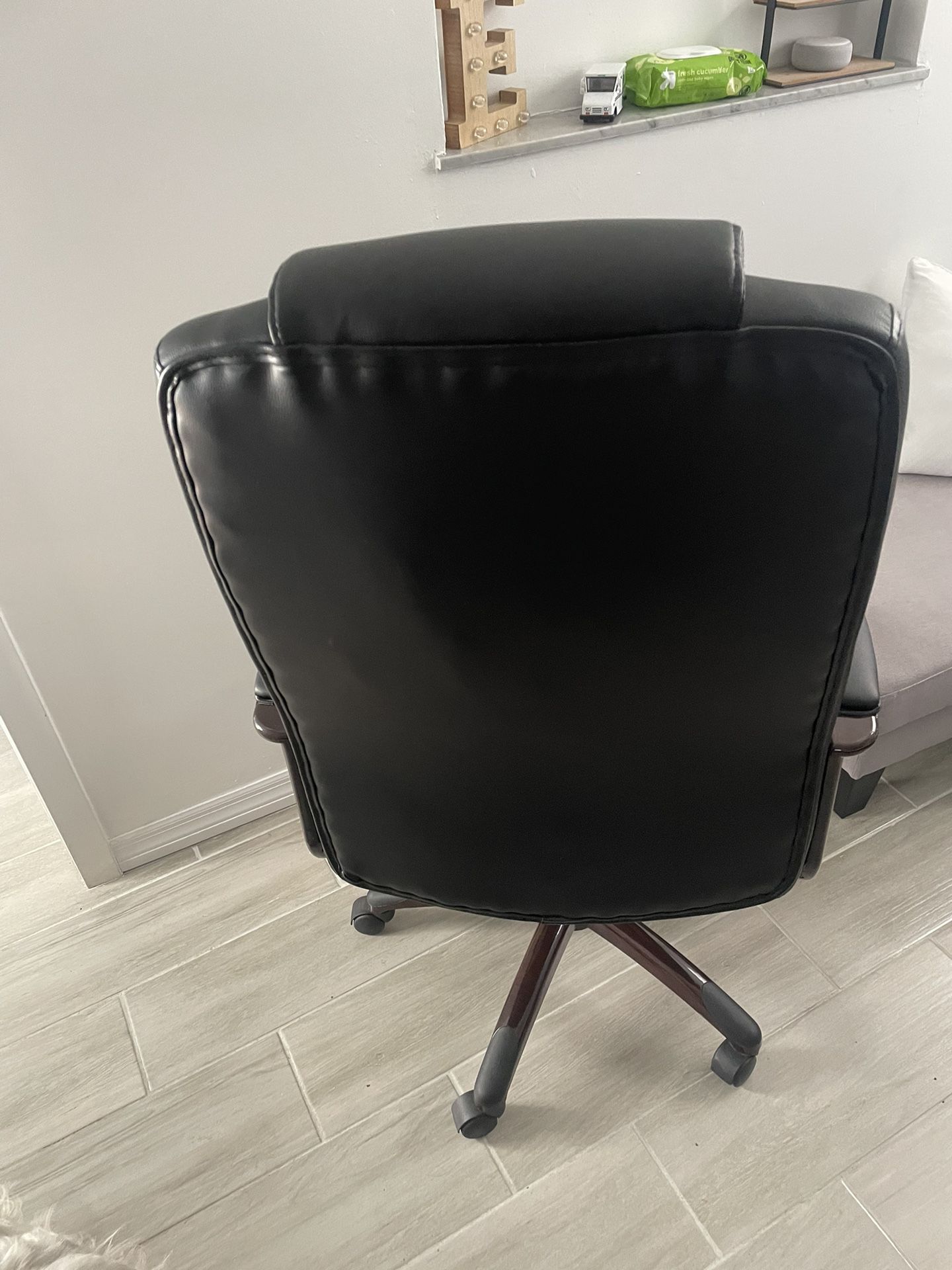 Office Depo Full Leather Chair 