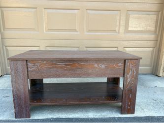Brand New Solid Wood Lift-Top Coffee Table with Hidden Storage