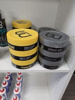 Level 3 pomade and spider wax 5.3 oz