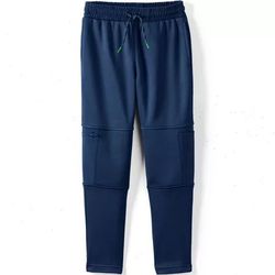 Lands' End Kids Basic Iron Knee Fleece Jogger Children's Boys Size  Xl Extra Large 14 16 Pants 