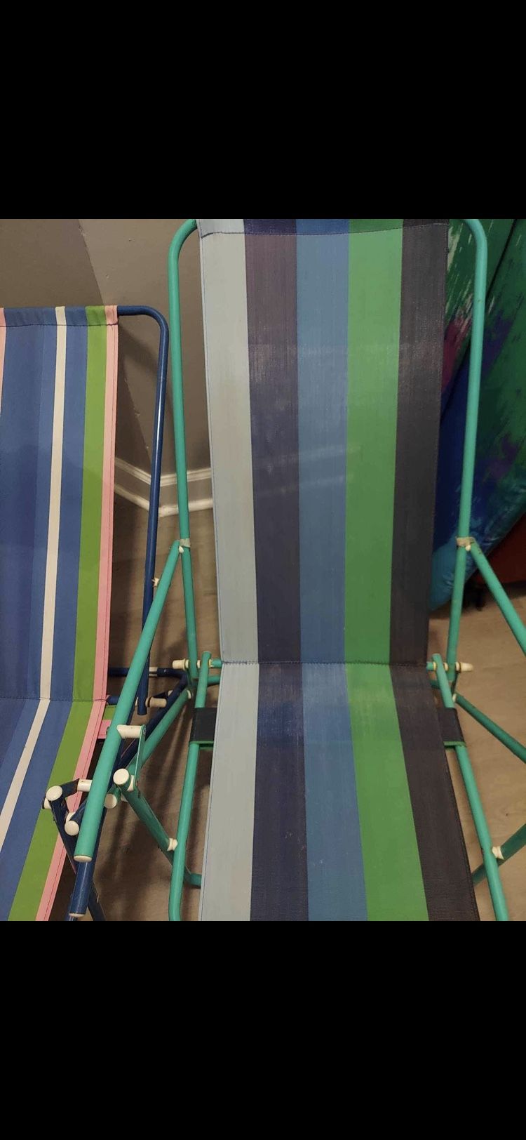 Two Beach Chairs Used Good $10 Each