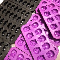 12 Silicone Molds For $29. 7 Skulls And 5 Handlebar Mustaches