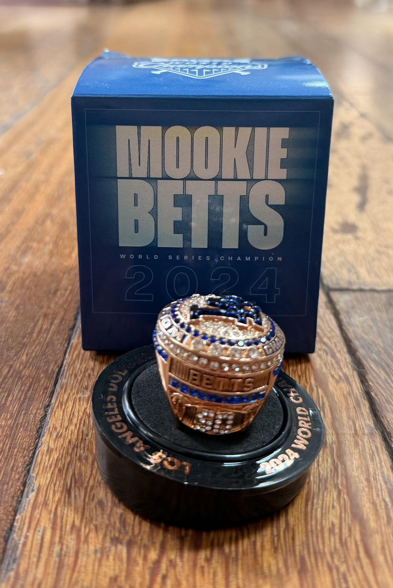 Mookie Betts World Series Ring SGA