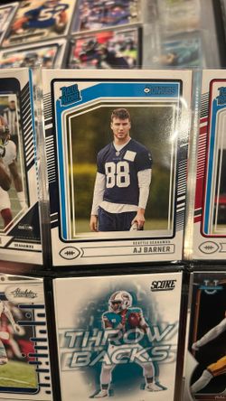 AJ Barner Rookie Card