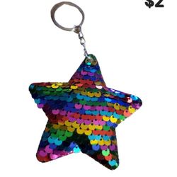 Brand New Reversible Sequinned Keychains 