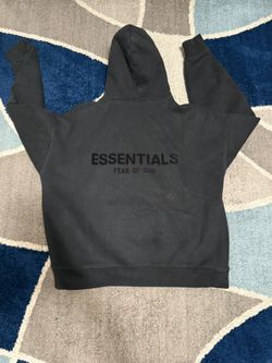 Black Essentials Hoodie 