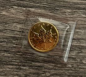1987 Canadian Gold Maple Leaf 1/10 oz Coin