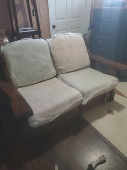 Rustic love seat