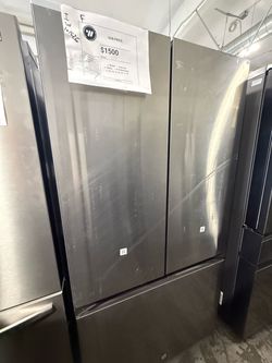 Samsung French Door Refrigerator Black Stainless